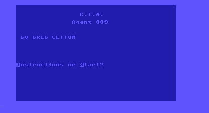 C.I.A. Agent 009
